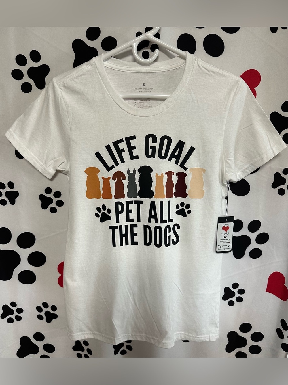 Dog Graphic Crewneck Tee - NWT/NIP